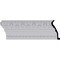 Ekena Millwork 5 7/8"H x 2 5/8"P x 6 3/8"F x 94 1/2"L, (4" Repeat) Loera with Rope Moulding MLD06X03X06LO - alternate 1